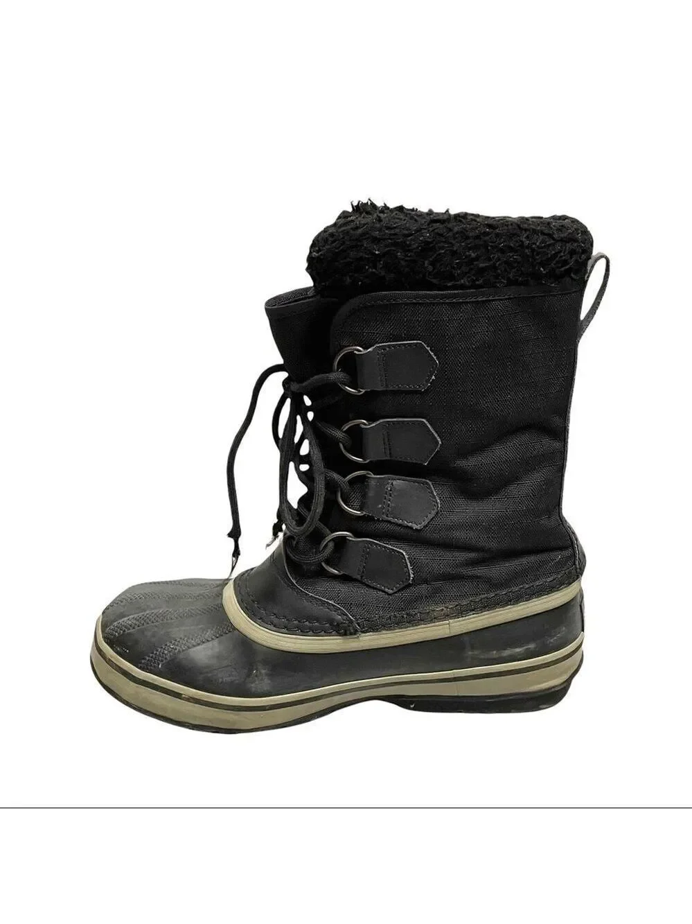 SOREL Men’s 1964 Pac Nylon Winter Snow Boot Black 7